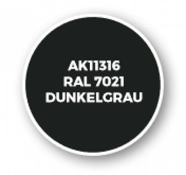 Ak-Interactive: Afv Acrylics (3Rd Gen) - Ral 7021 Dunkelgrau