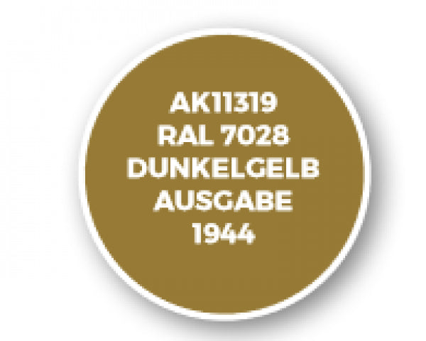 Ak-Interactive: Afv Acrylics (3Rd Gen) - Ral 7028 Dunkelgelb Ausgabe 1944