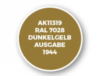 Ak-Interactive: Afv Acrylics (3Rd Gen) - Ral 7028 Dunkelgelb Ausgabe 1944