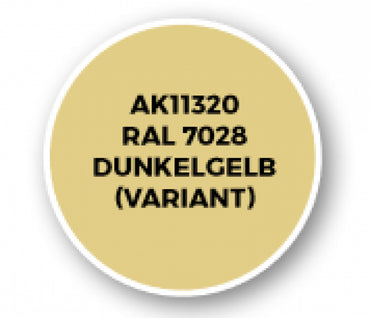 Ak-Interactive: Afv Acrylics (3Rd Gen) - Ral 7028 Dunkelgelb (Variant)