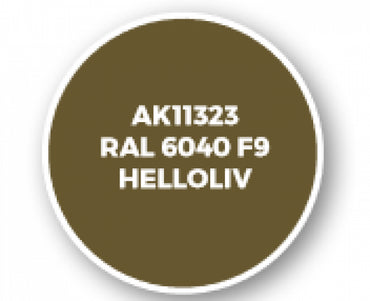 Ak-Interactive: Afv Acrylics (3Rd Gen) - Ral 6040 F9 Helloliv