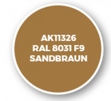 Ak-Interactive: Afv Acrylics (3Rd Gen) - Ral 8031 F9 Sandbraun