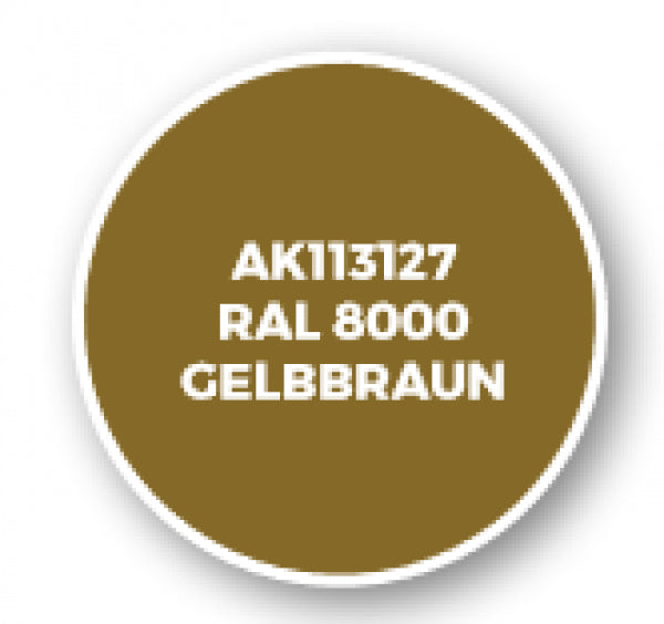 Ak-Interactive: Afv Acrylics (3Rd Gen) - Ral 8000 Gelbbraun