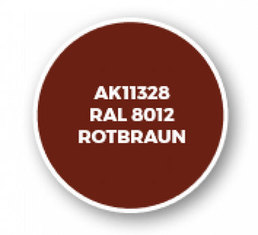 Ak-Interactive: Afv Acrylics (3Rd Gen) - Ral 8012 Rotbraun