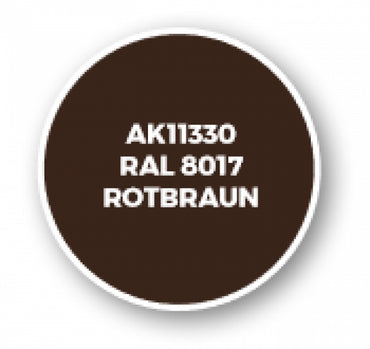 Ak-Interactive: Afv Acrylics (3Rd Gen) - Ral 8017 Rotbraun