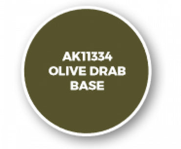 Ak-Interactive: Afv Acrylics (3Rd Gen) - Olive Drab Base