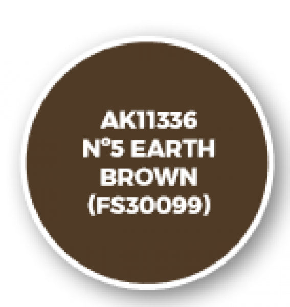 Ak-Interactive: Afv Acrylics (3Rd Gen) - Nâº5 Earth Brown (Fs30099)