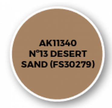 Ak-Interactive: Afv Acrylics (3Rd Gen) - Nâº13 Desert Sand (Fs30279)