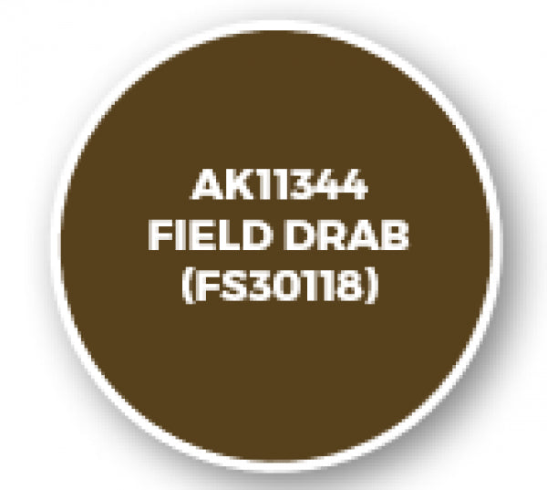 Ak-Interactive: Afv Acrylics (3Rd Gen) - Field Drab (Fs30118)