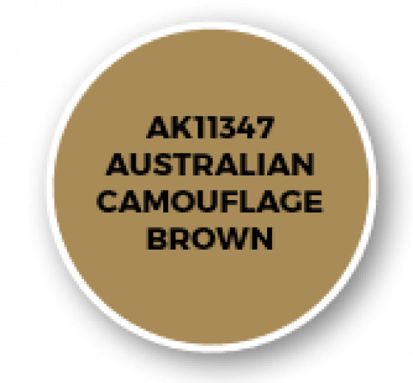 Ak-Interactive: Afv Acrylics (3Rd Gen) - Australian Camouflage Brown