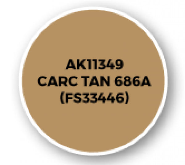 Ak-Interactive: Afv Acrylics (3Rd Gen) - Carc Tan 686A (Fs33446)