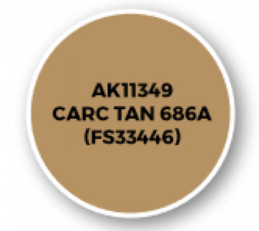 Ak-Interactive: Afv Acrylics (3Rd Gen) - Carc Tan 686A (Fs33446)