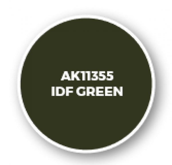 Ak-Interactive: Afv Acrylics (3Rd Gen) - Idf Green