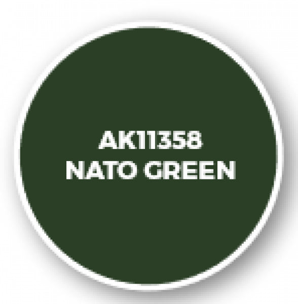 Ak-Interactive: Afv Acrylics (3Rd Gen) - Nato Green