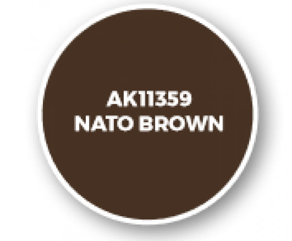 Ak-Interactive: Afv Acrylics (3Rd Gen) - Nato Brown