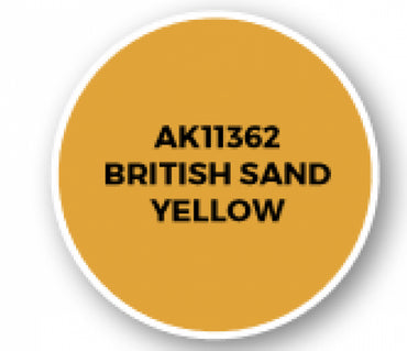 Ak-Interactive: Afv Acrylics (3Rd Gen) - British Sand Yellow