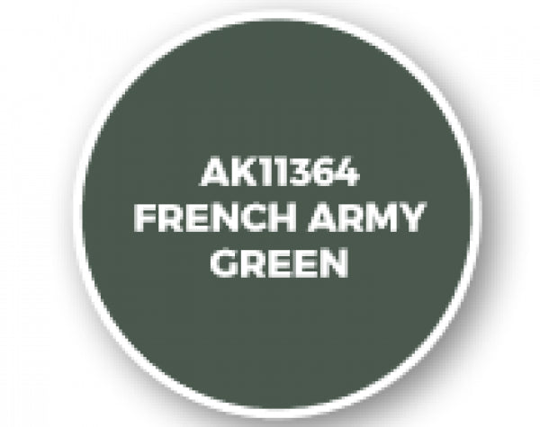 Ak-Interactive: Afv Acrylics (3Rd Gen) - French Army Green