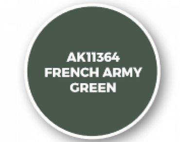 Ak-Interactive: Afv Acrylics (3Rd Gen) - French Army Green