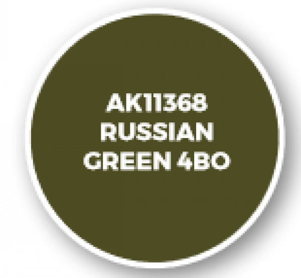 Ak-Interactive: Afv Acrylics (3Rd Gen) - Russian Green 4Bo
