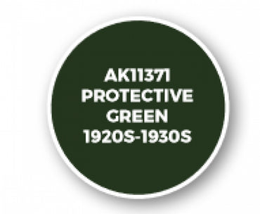 Ak-Interactive: Afv Acrylics (3Rd Gen) - Protective Green 1920S-1930S