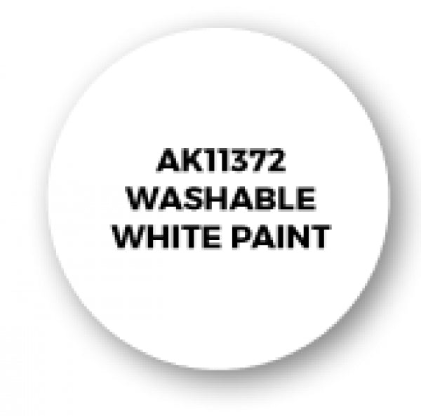 Ak-Interactive: Afv Acrylics (3Rd Gen) - Washable White Paint