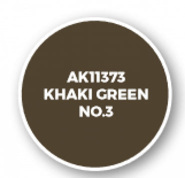 Ak-Interactive: Afv Acrylics (3Rd Gen) - Khaki Green No.3