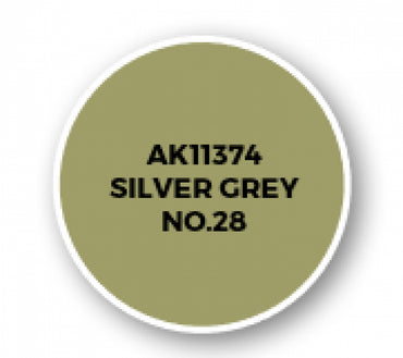 Ak-Interactive: Afv Acrylics (3Rd Gen) - Silver Grey No.28
