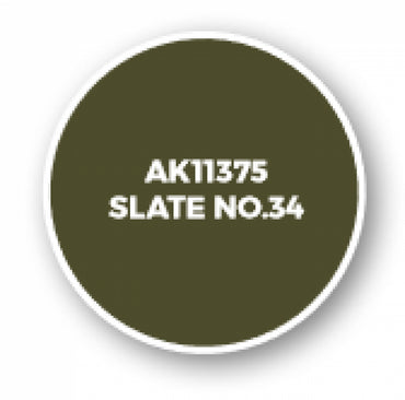 Ak-Interactive: Afv Acrylics (3Rd Gen) - Slate No.34