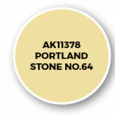 Ak-Interactive: Afv Acrylics (3Rd Gen) - Portland Stone No.64