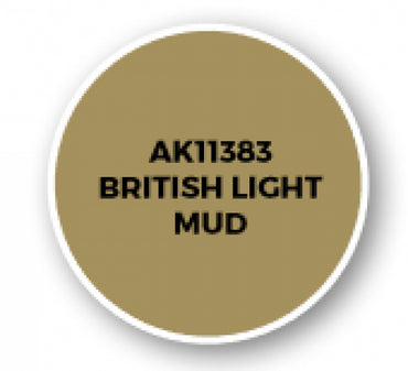 Ak-Interactive: Afv Acrylics (3Rd Gen) - British Light Mud
