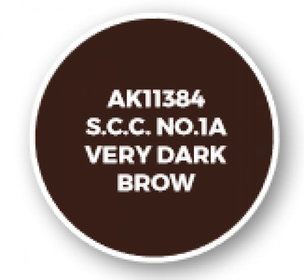 Ak-Interactive: Afv Acrylics (3Rd Gen) - S.C.C. No.1A Very Dark Brown