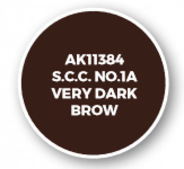 Ak-Interactive: Afv Acrylics (3Rd Gen) - S.C.C. No.1A Very Dark Brown