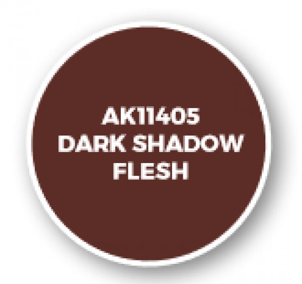 Ak-Interactive: Figure Series Acrylics (3Rd Gen) - Dark Shadow Flesh