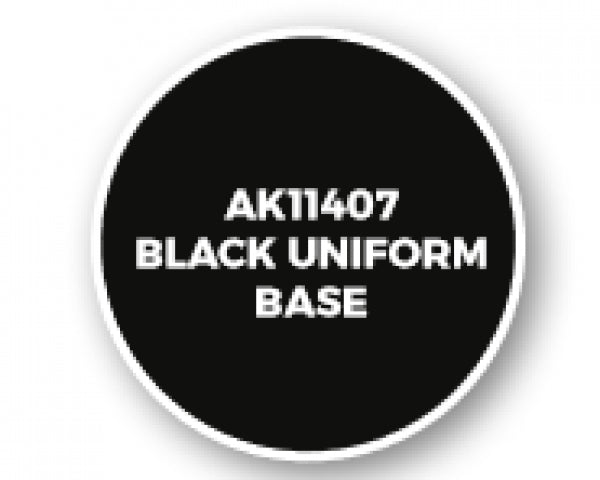 Ak-Interactive: Figure Series Acrylics (3Rd Gen) - Black Uniform Base