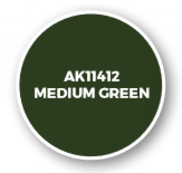 Ak-Interactive: Figure Series Acrylics (3Rd Gen) - Medium Green