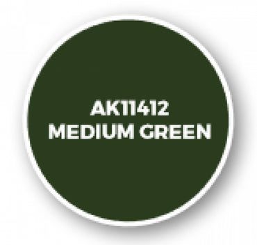 Ak-Interactive: Figure Series Acrylics (3Rd Gen) - Medium Green