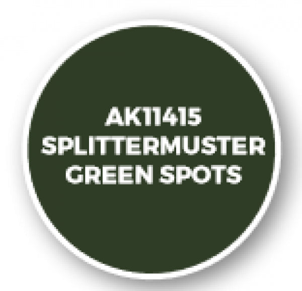 Ak-Interactive: Figure Series Acrylics (3Rd Gen) - Splittermuster Green Spots