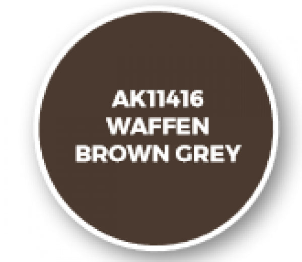 Ak-Interactive: Figure Series Acrylics (3Rd Gen) - Waffen Brown Grey