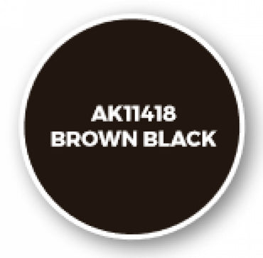 Ak-Interactive: Figure Series Acrylics (3Rd Gen) - Brown Black