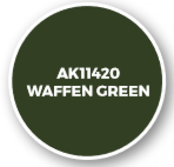 Ak-Interactive: Figure Series Acrylics (3Rd Gen) - Waffen Green