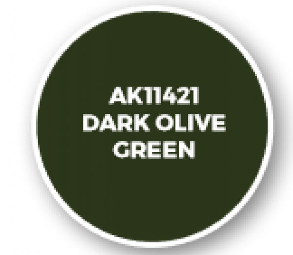 Ak-Interactive: Figure Series Acrylics (3Rd Gen) - Dark Olive Green