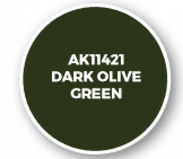 Ak-Interactive: Figure Series Acrylics (3Rd Gen) - Dark Olive Green