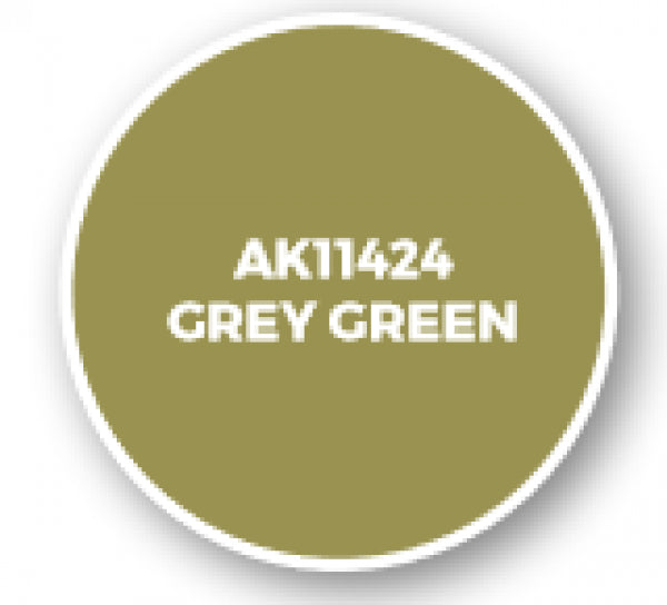 Ak-Interactive: Figure Series Acrylics (3Rd Gen) - Grey Green