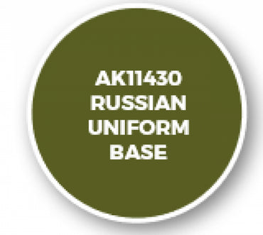 Ak-Interactive: Figure Series Acrylics (3Rd Gen) - Russian Uniform Base