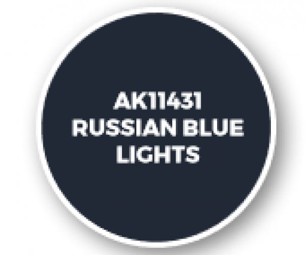 Ak-Interactive: Figure Series Acrylics (3Rd Gen) - Russian Blue Lights