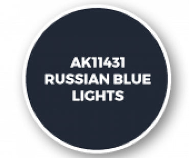 Ak-Interactive: Figure Series Acrylics (3Rd Gen) - Russian Blue Lights