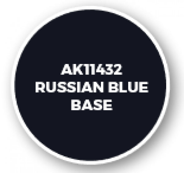 Ak-Interactive: Figure Series Acrylics (3Rd Gen) - Russian Blue Base
