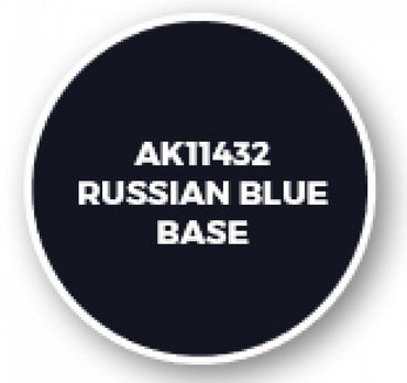 Ak-Interactive: Figure Series Acrylics (3Rd Gen) - Russian Blue Base