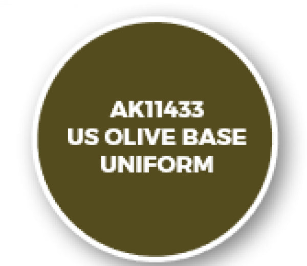 Ak-Interactive: Figure Series Acrylics (3Rd Gen) - Us Olive Base Uniform