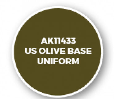 Ak-Interactive: Figure Series Acrylics (3Rd Gen) - Us Olive Base Uniform